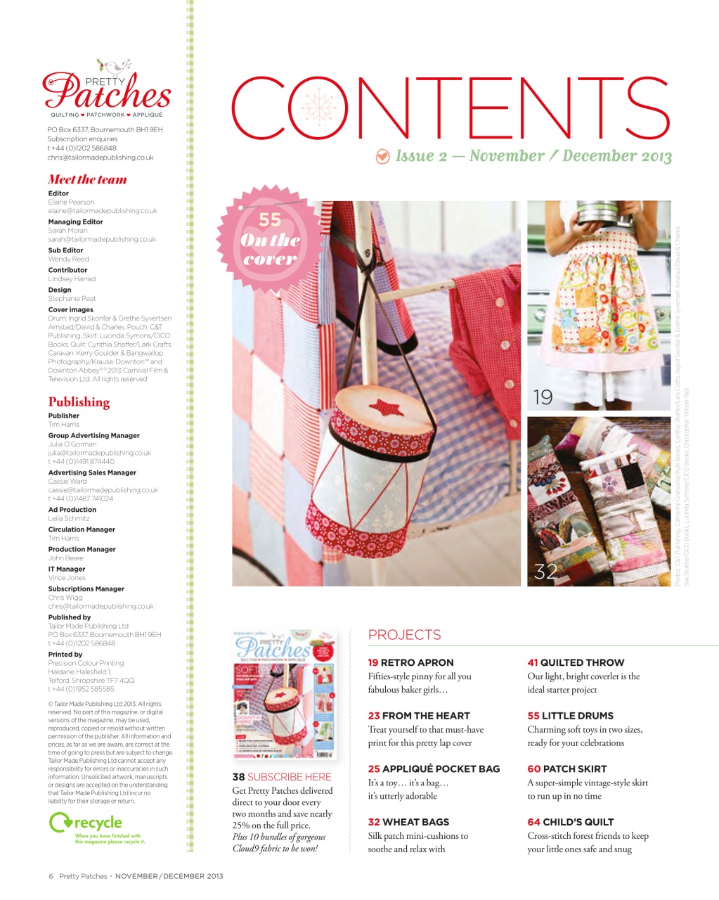 Pretty Patches Magazine Preview Pages