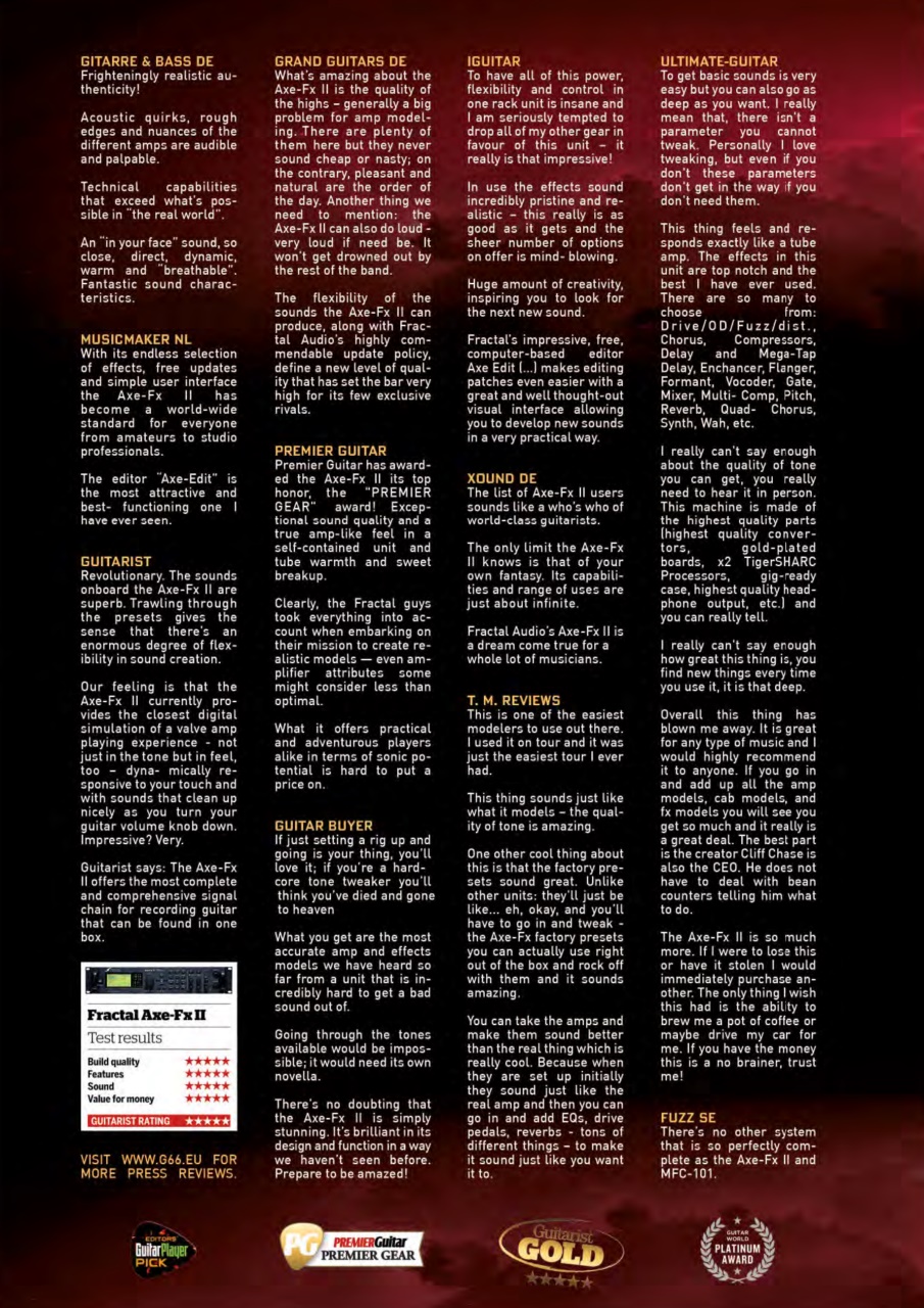 Guitarist Preview Pages