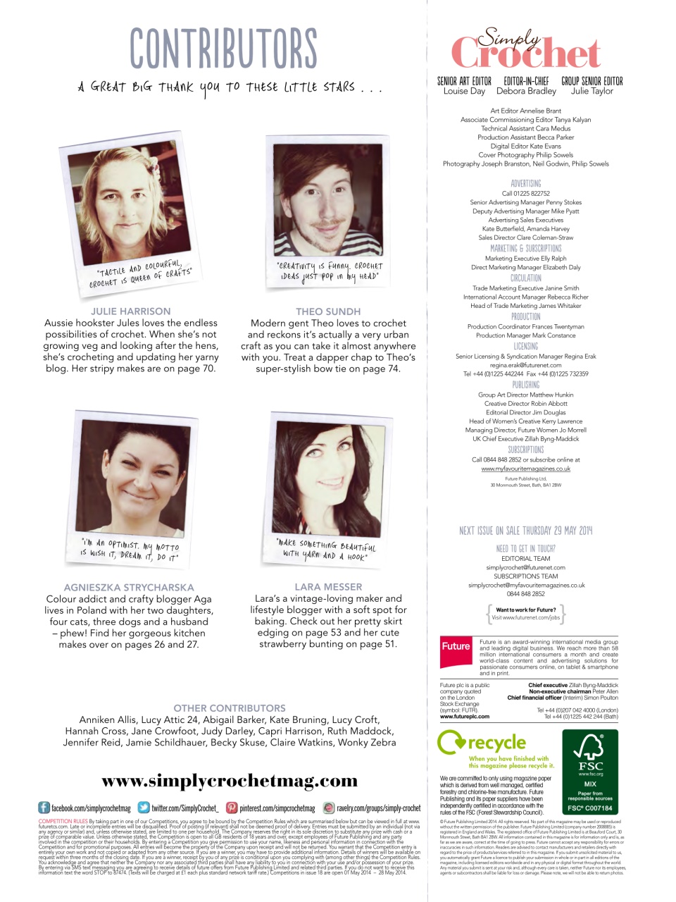 Simply Crochet Preview Pages