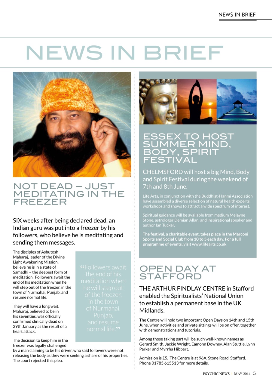 Psychic News Preview Pages