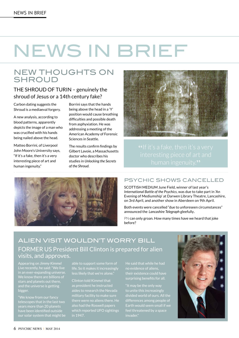 Psychic News Preview Pages