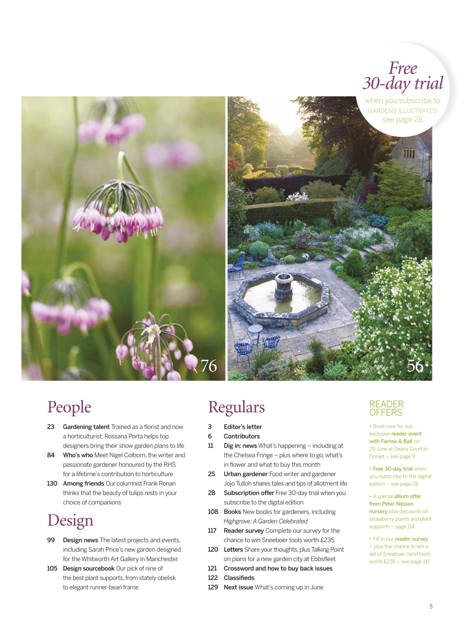 Gardens Illustrated Preview Pages