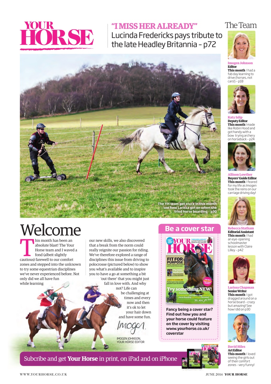 Your Horse Preview Pages