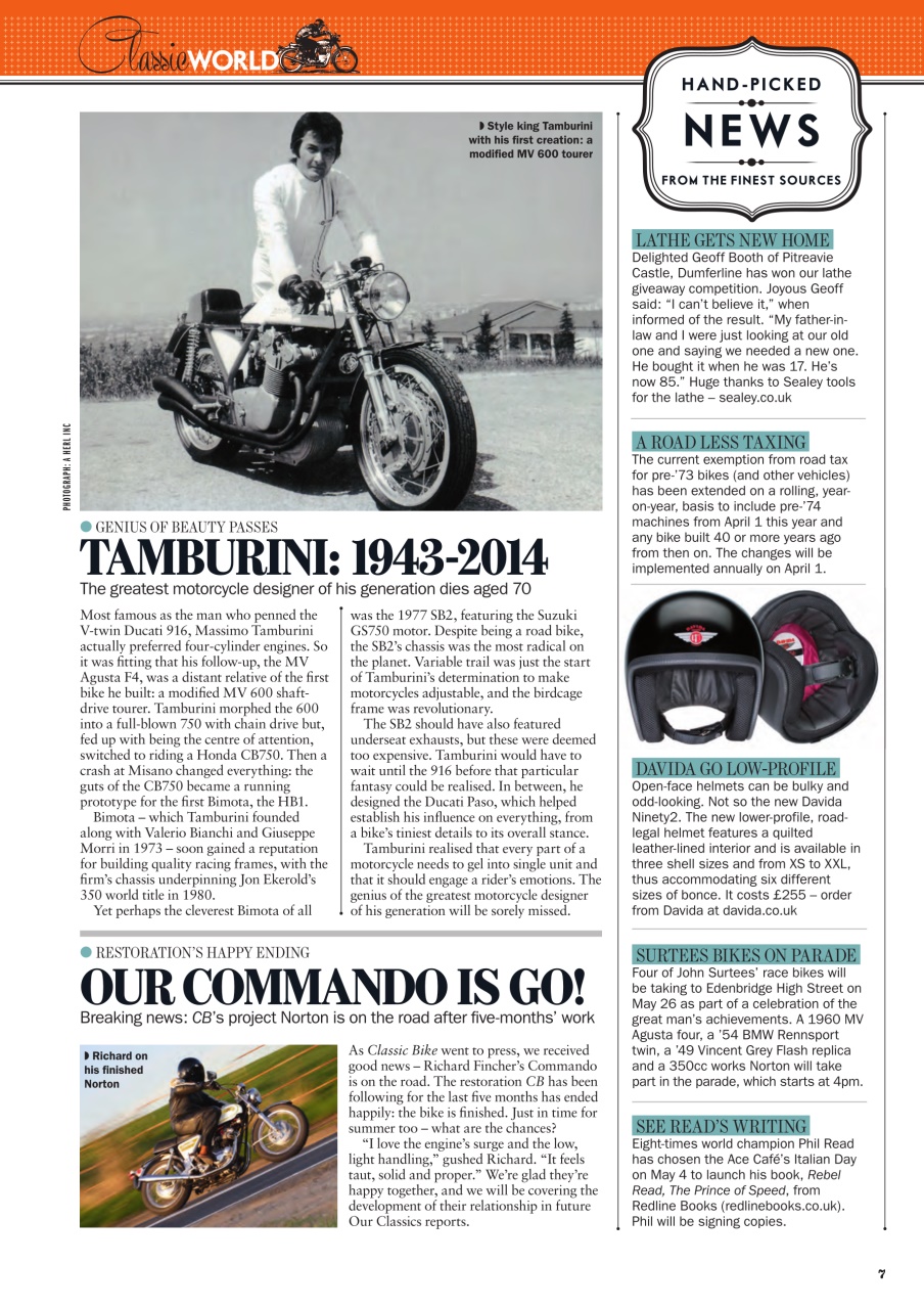 Classic Bike Preview Pages