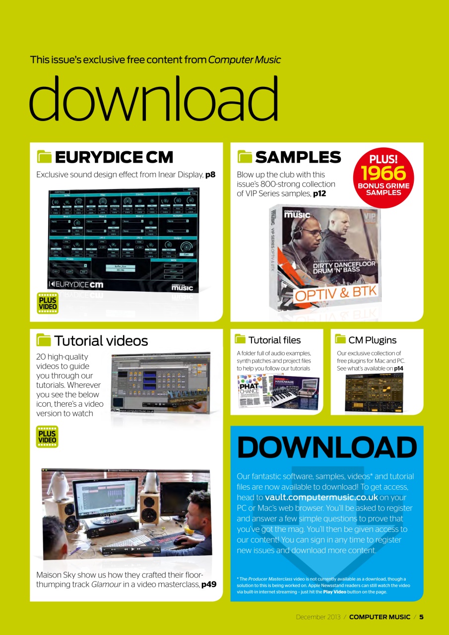 Computer Music Preview Pages