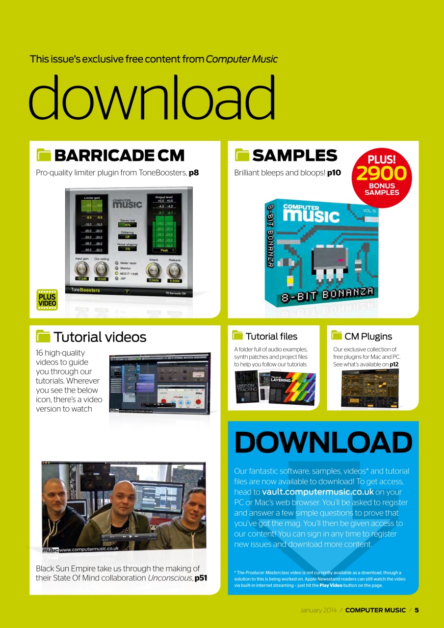 Computer Music Preview Pages