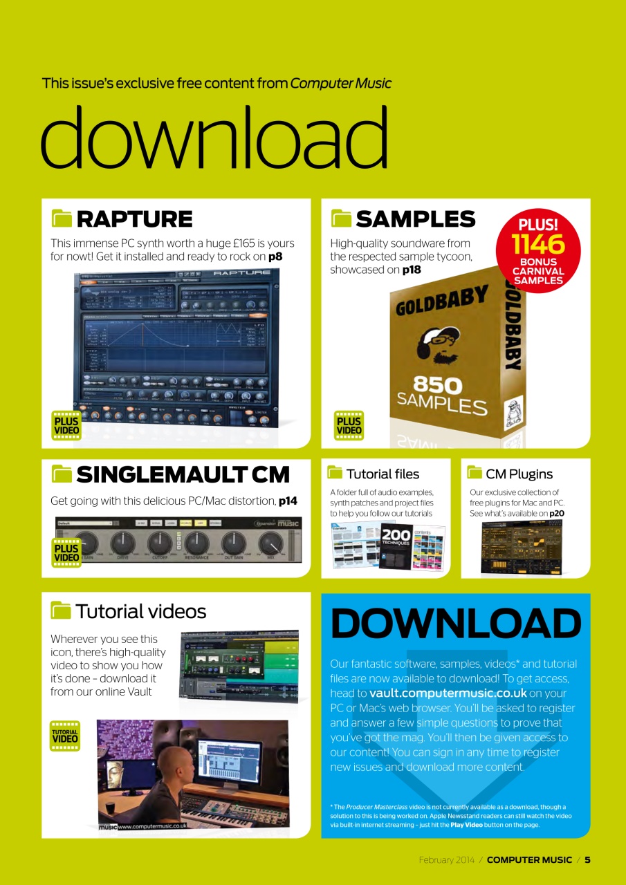 Computer Music Preview Pages