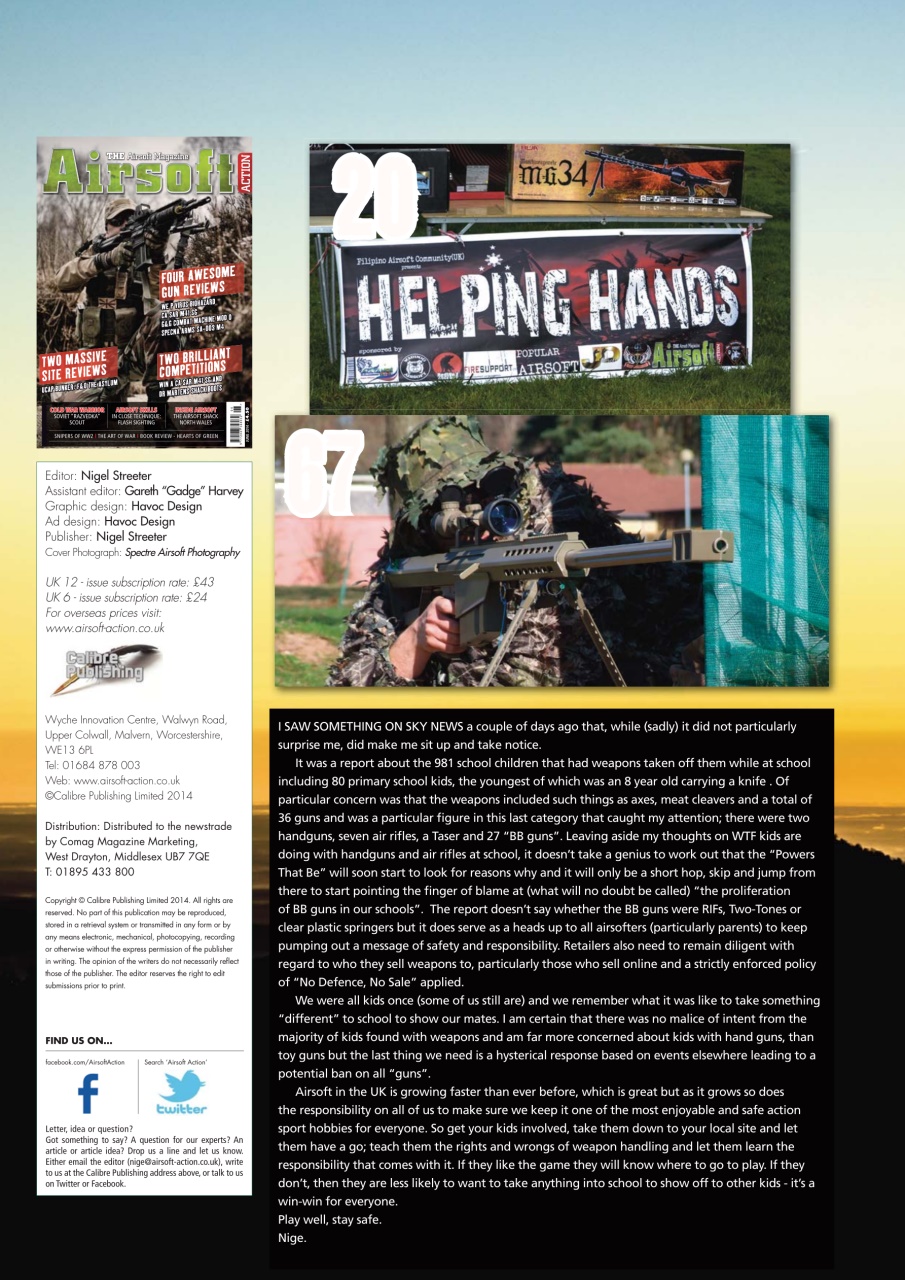 Airsoft Action Preview Pages