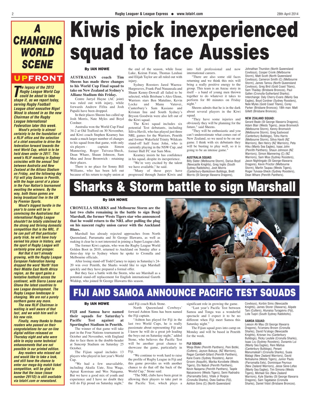 League Express Preview Pages