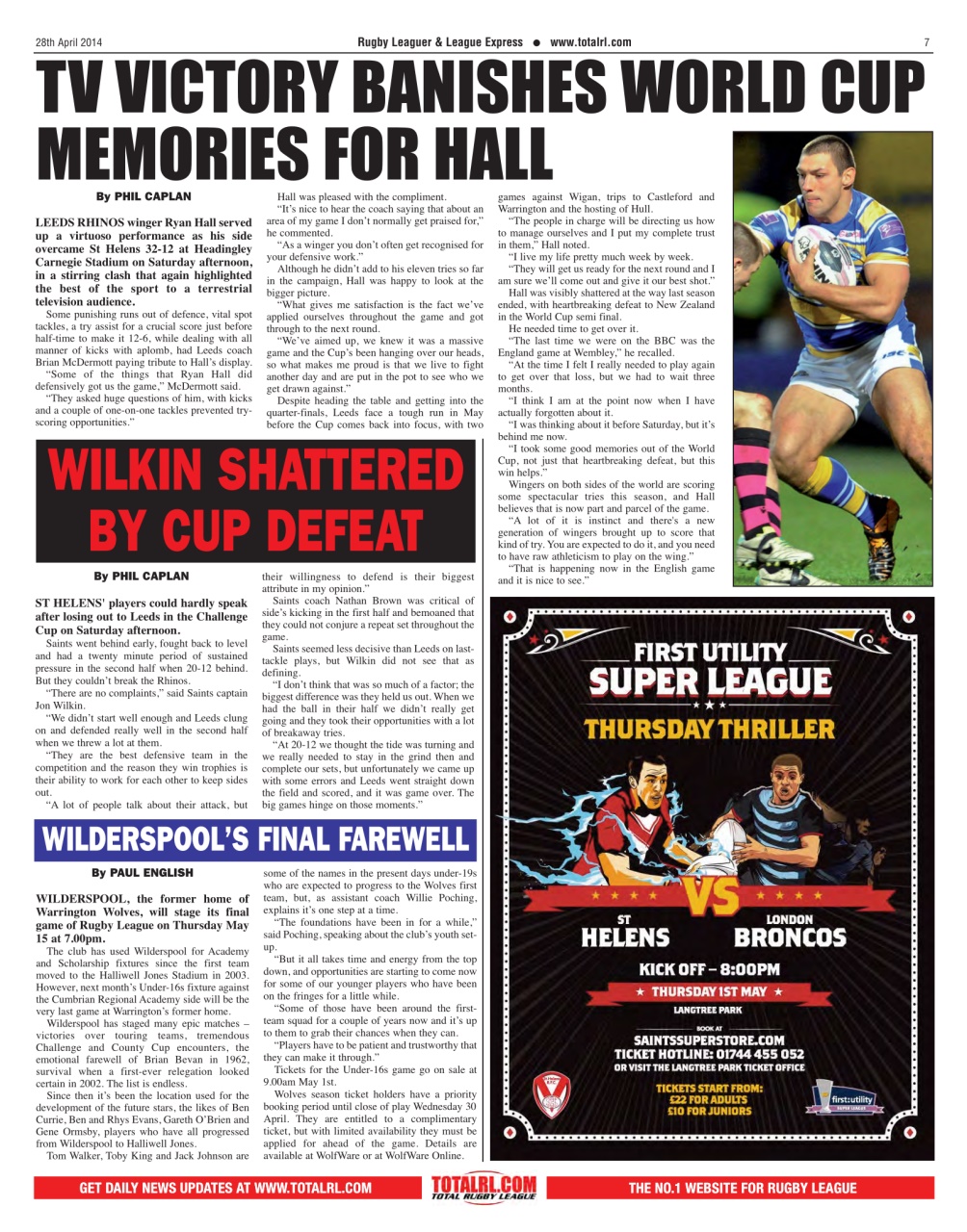 League Express Preview Pages