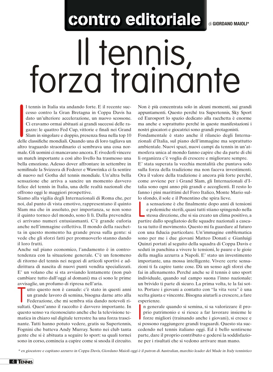 Il Tennis Italiano Preview Pages
