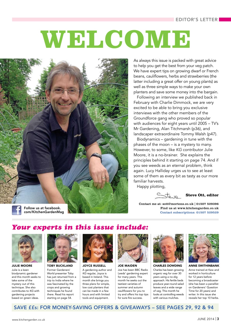 Kitchen Garden Magazine Preview Pages