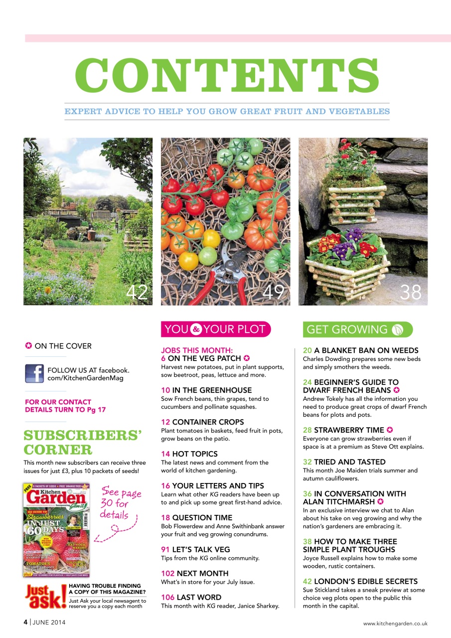 Kitchen Garden Magazine Preview Pages
