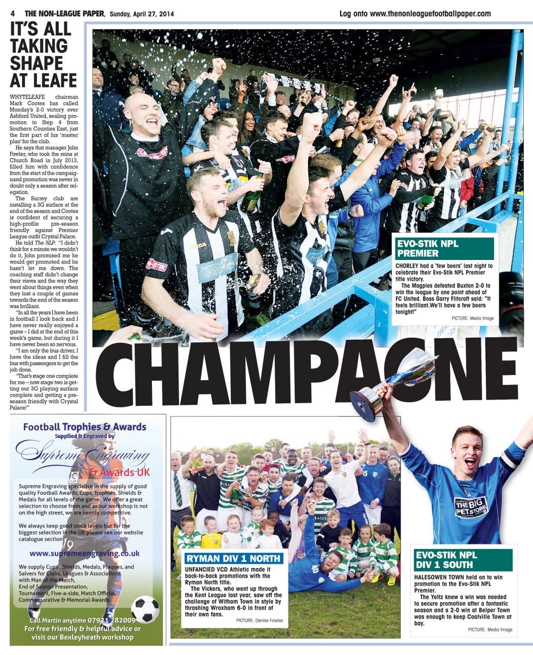The Non-League Football Paper Preview Pages