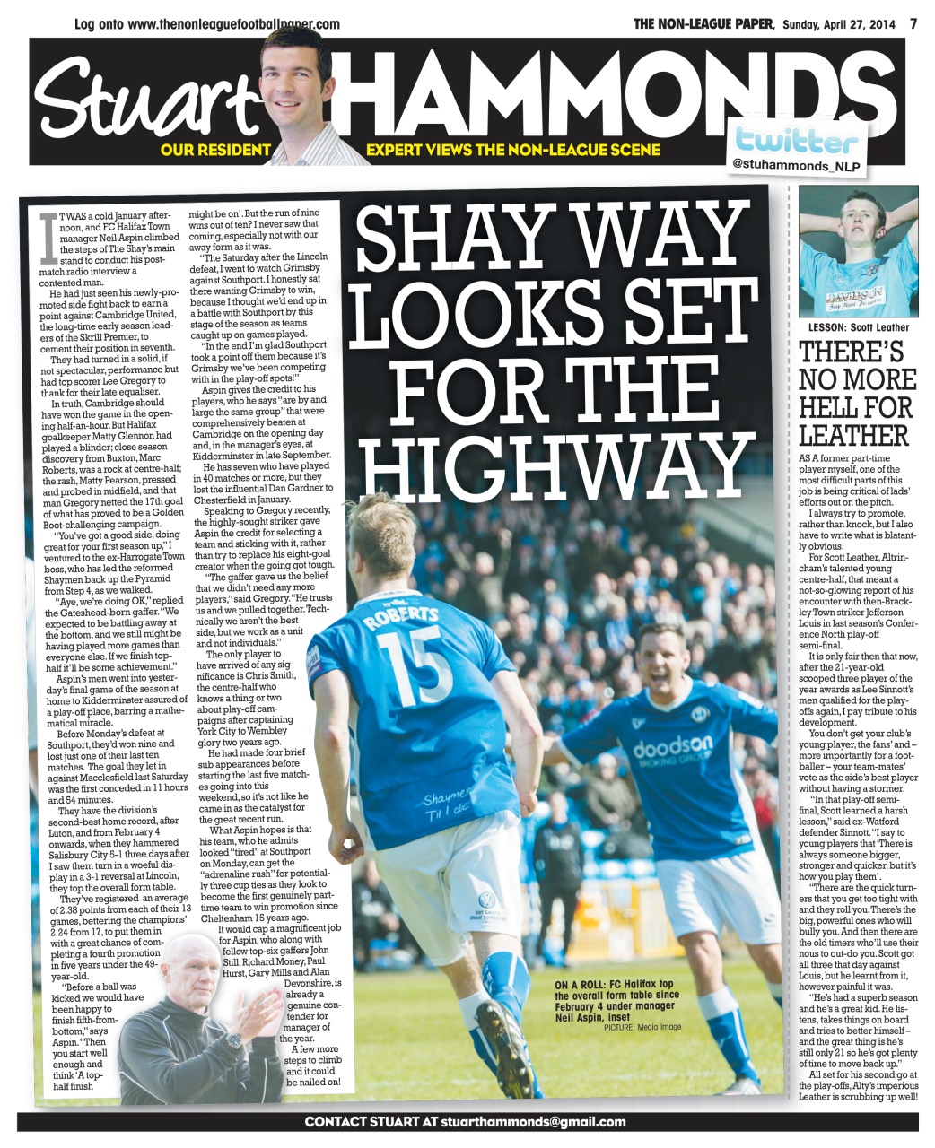 The Non-League Football Paper Preview Pages