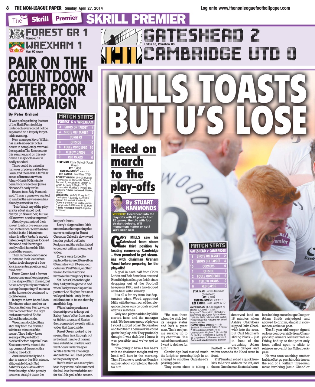 The Non-League Football Paper Preview Pages
