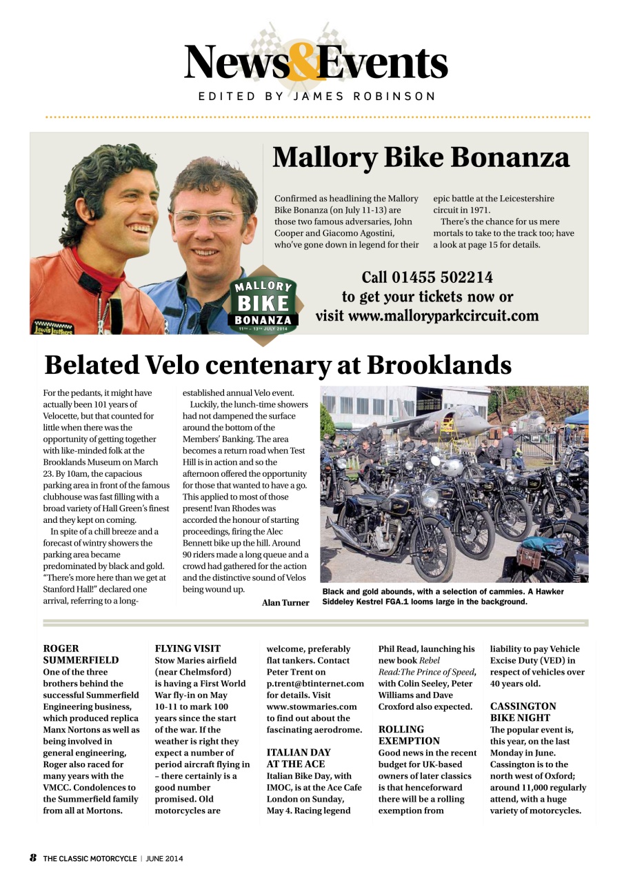 The Classic MotorCycle Preview Pages
