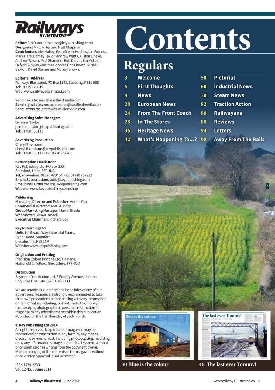 Railways Illustrated Preview Pages