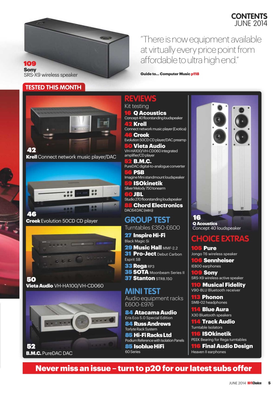 Hi-Fi Choice Preview Pages