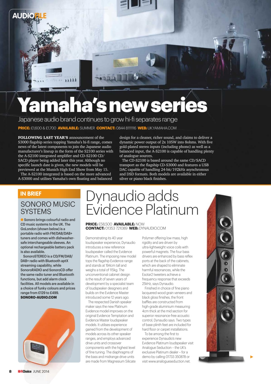 Hi-Fi Choice Preview Pages