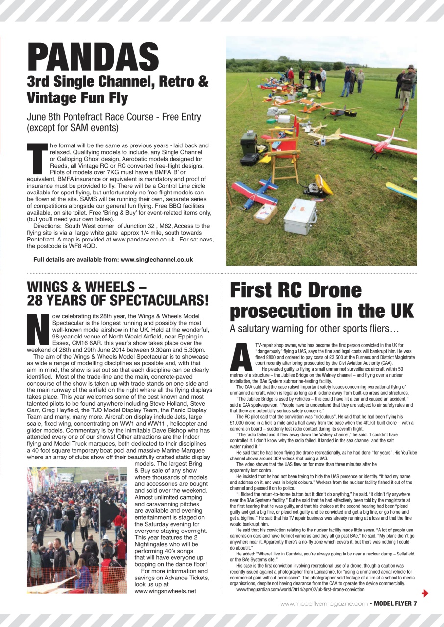 Radio Control Model Flyer Preview Pages