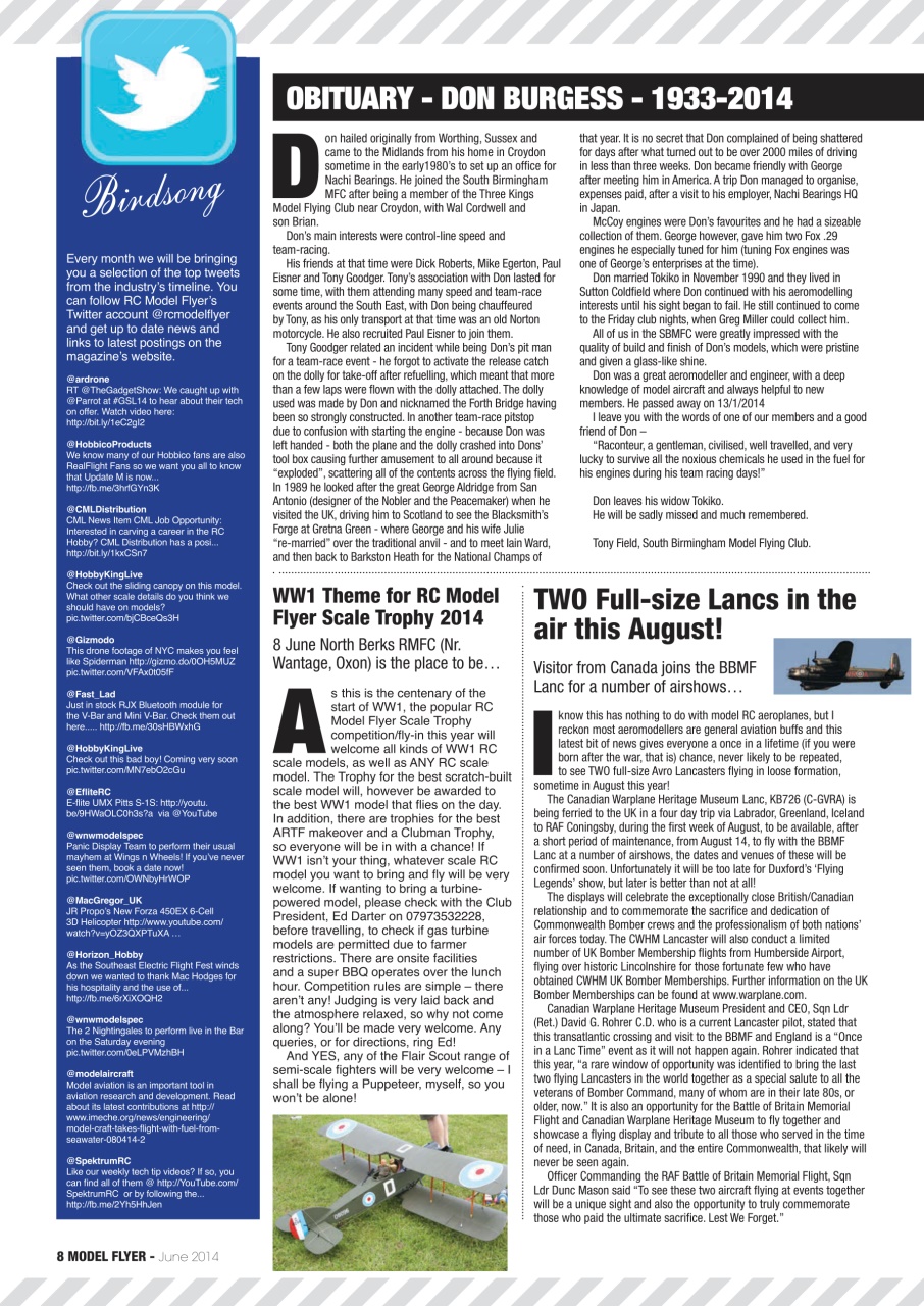 Radio Control Model Flyer Preview Pages