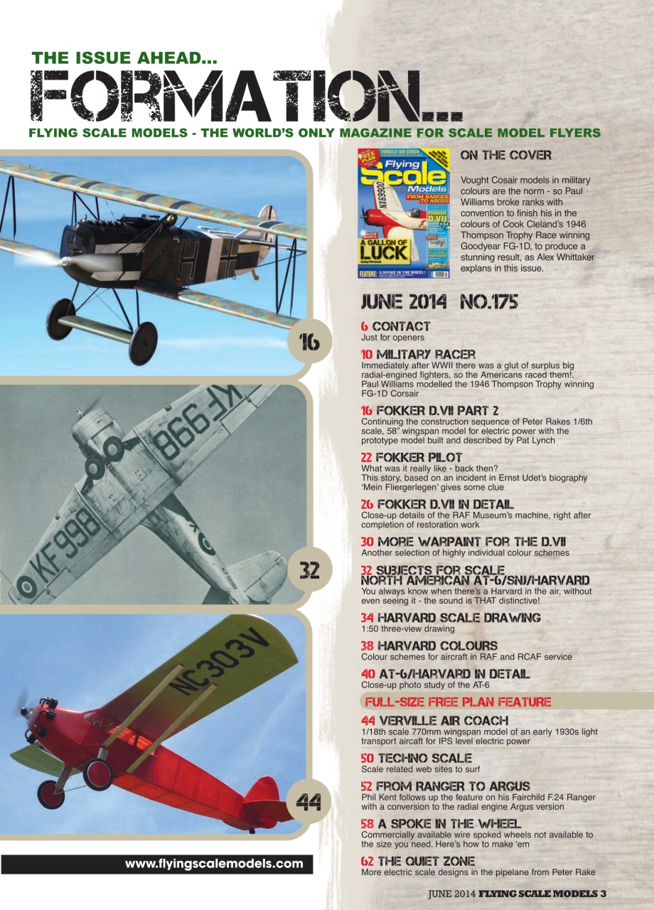 Flying Scale Models Preview Pages
