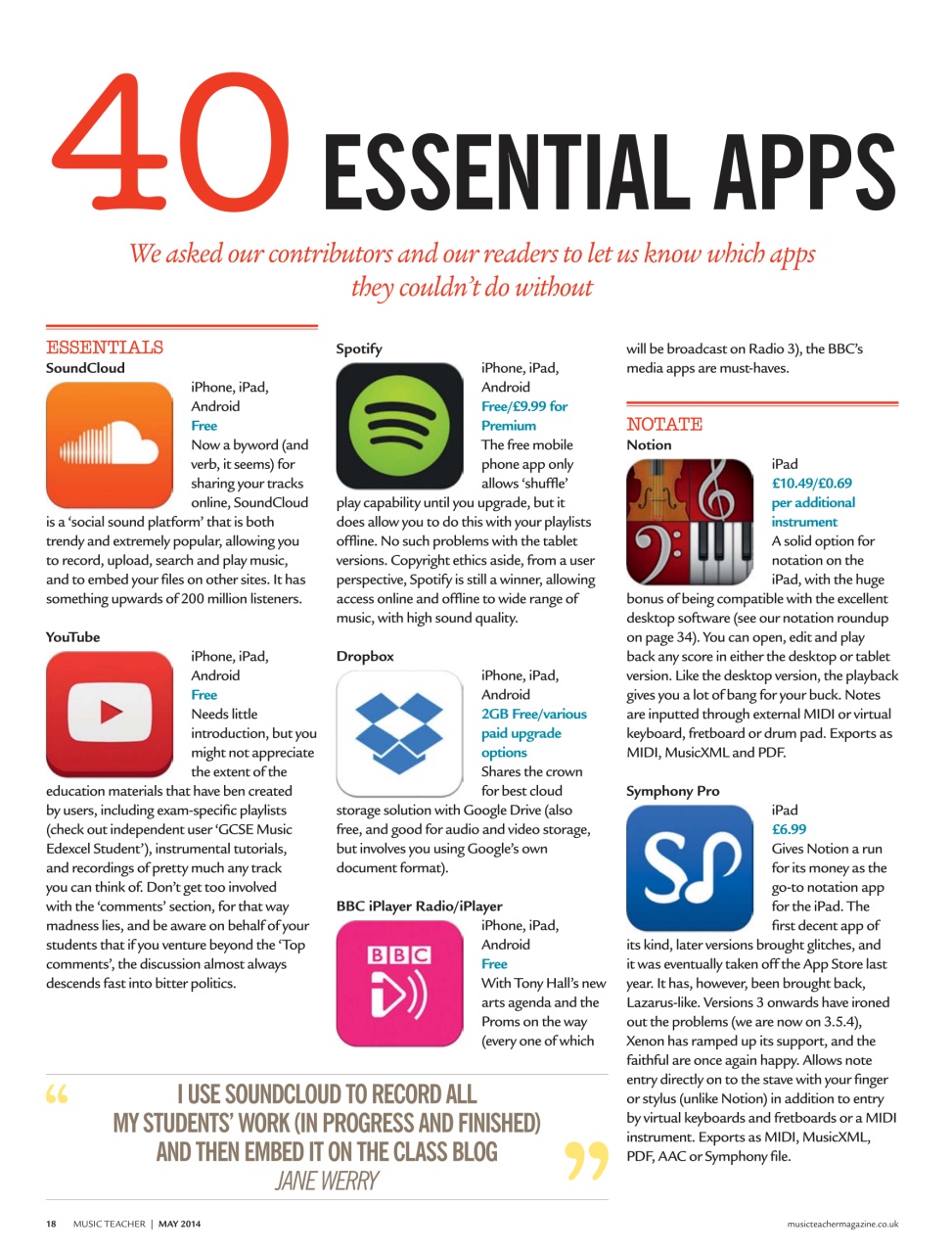 Music Teacher Preview Pages