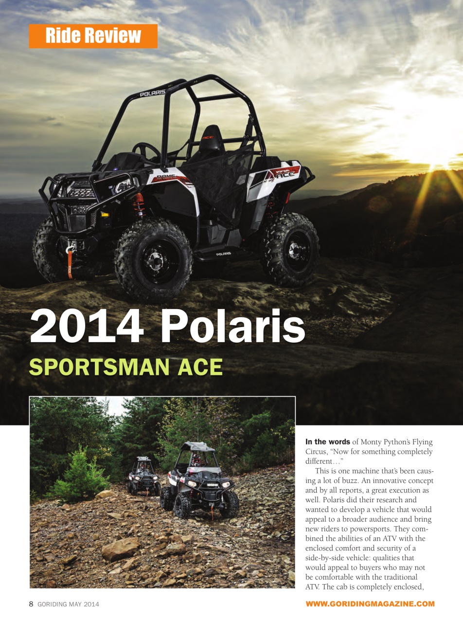 Go Riding ATVing Magazine Preview Pages