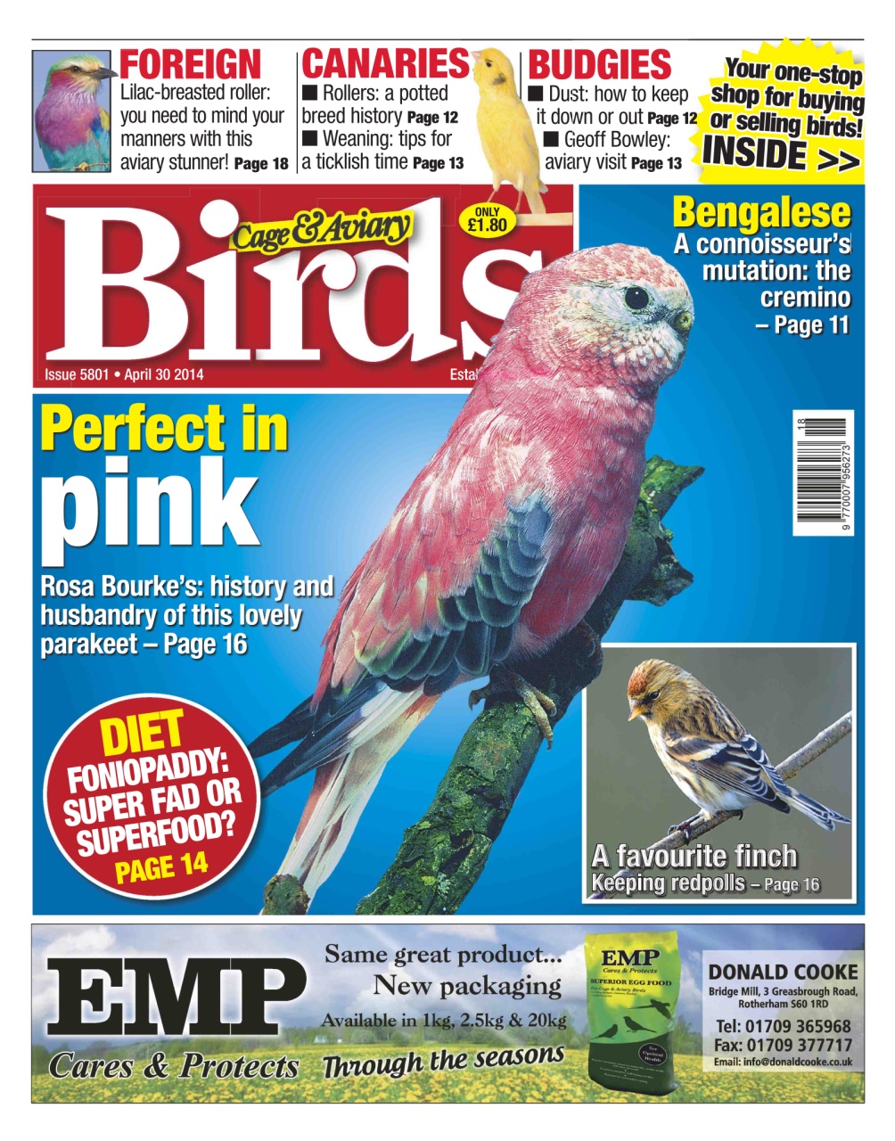 Cage & Aviary Birds Preview Pages