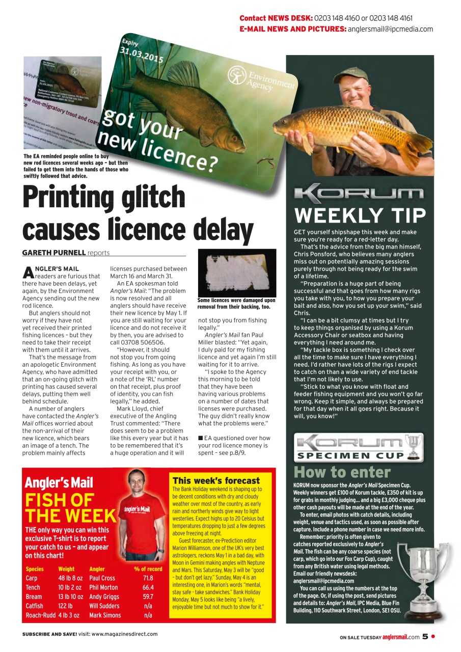 Anglers Mail Preview Pages