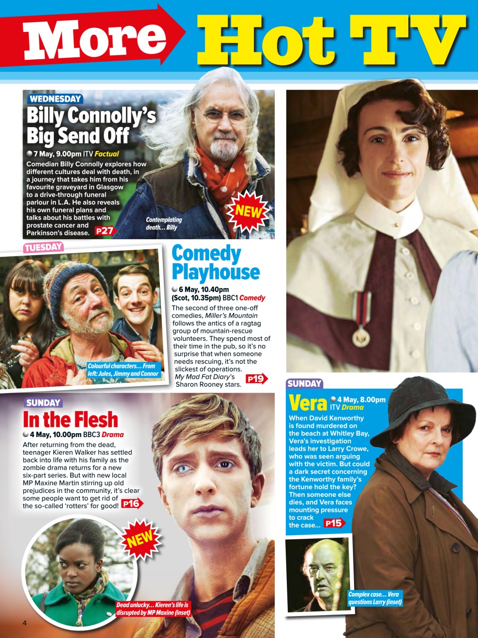 What's on TV Preview Pages