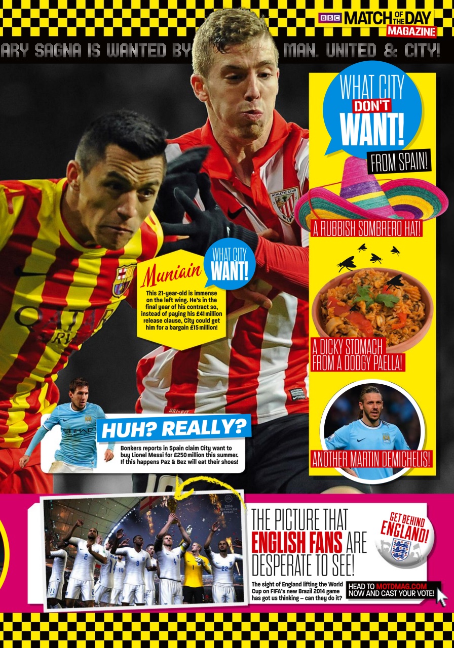 Match of the Day Preview Pages