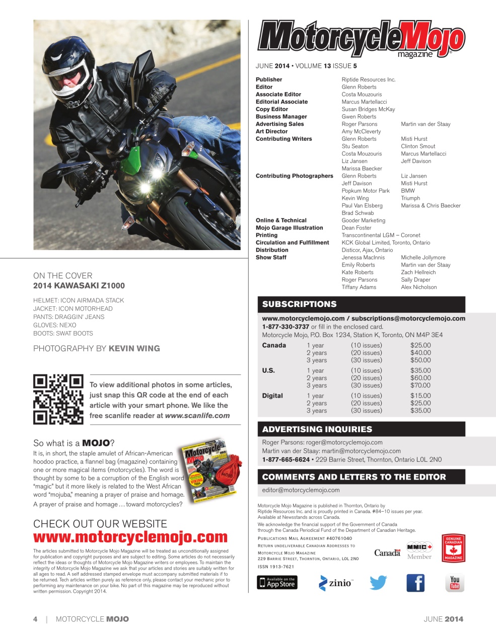 Motorcycle Mojo Preview Pages