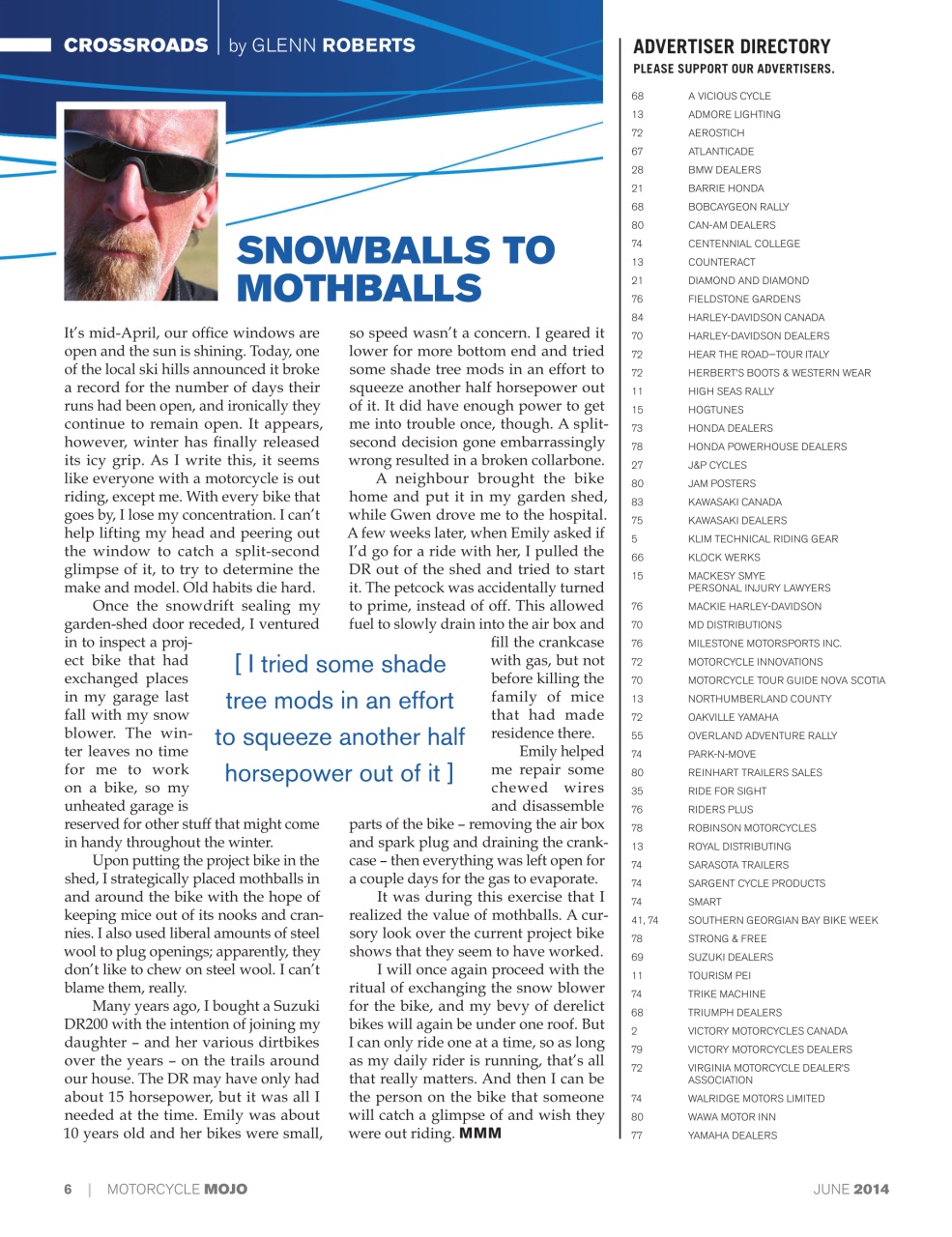 Motorcycle Mojo Preview Pages