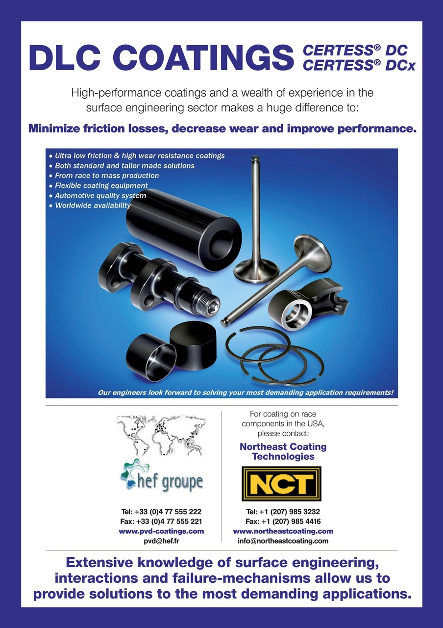 Race Engine Technology Preview Pages