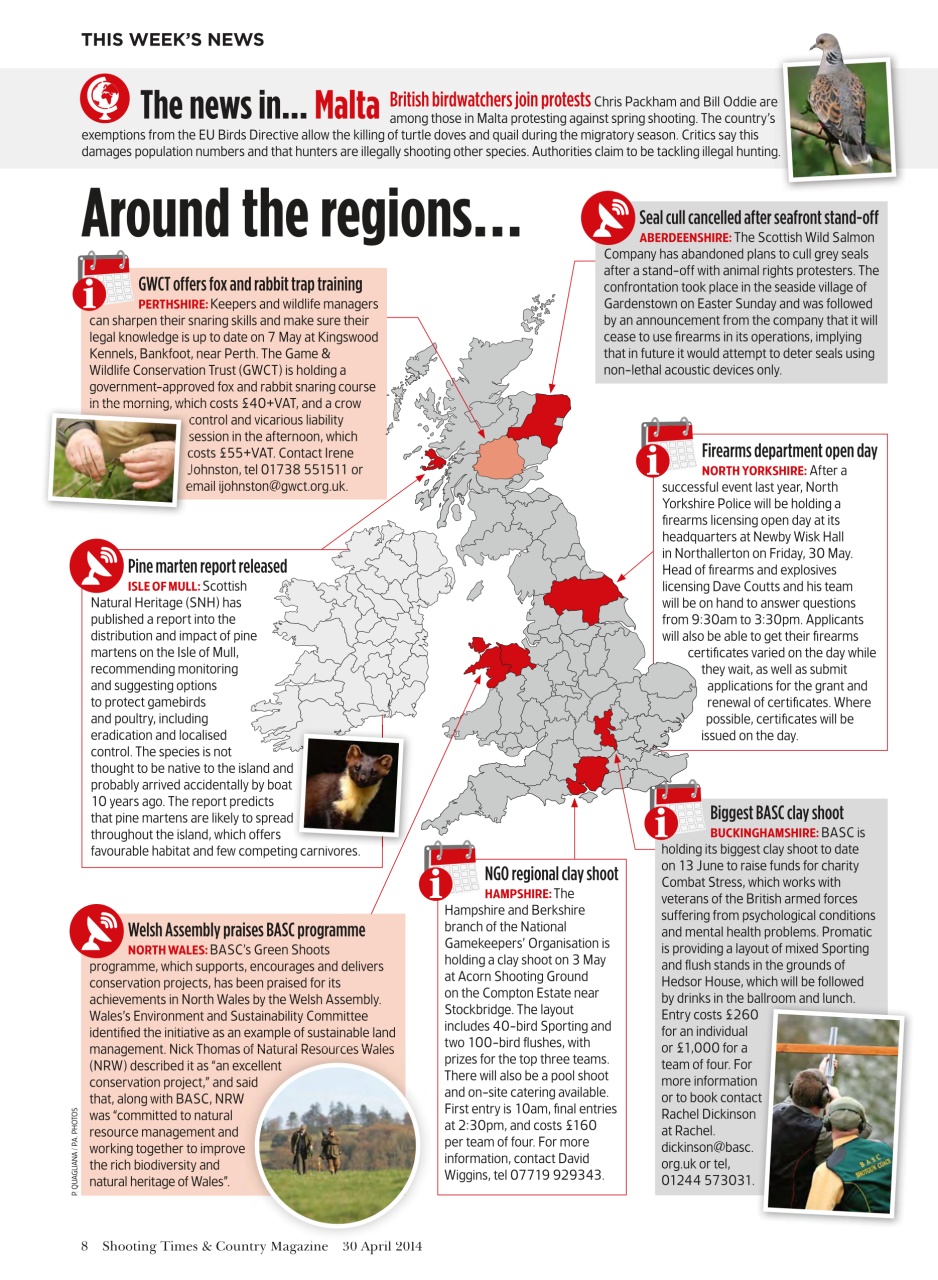 Shooting Times & Country Preview Pages