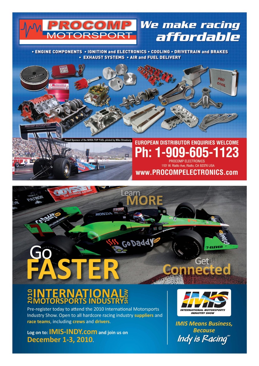 Race Engine Technology Preview Pages