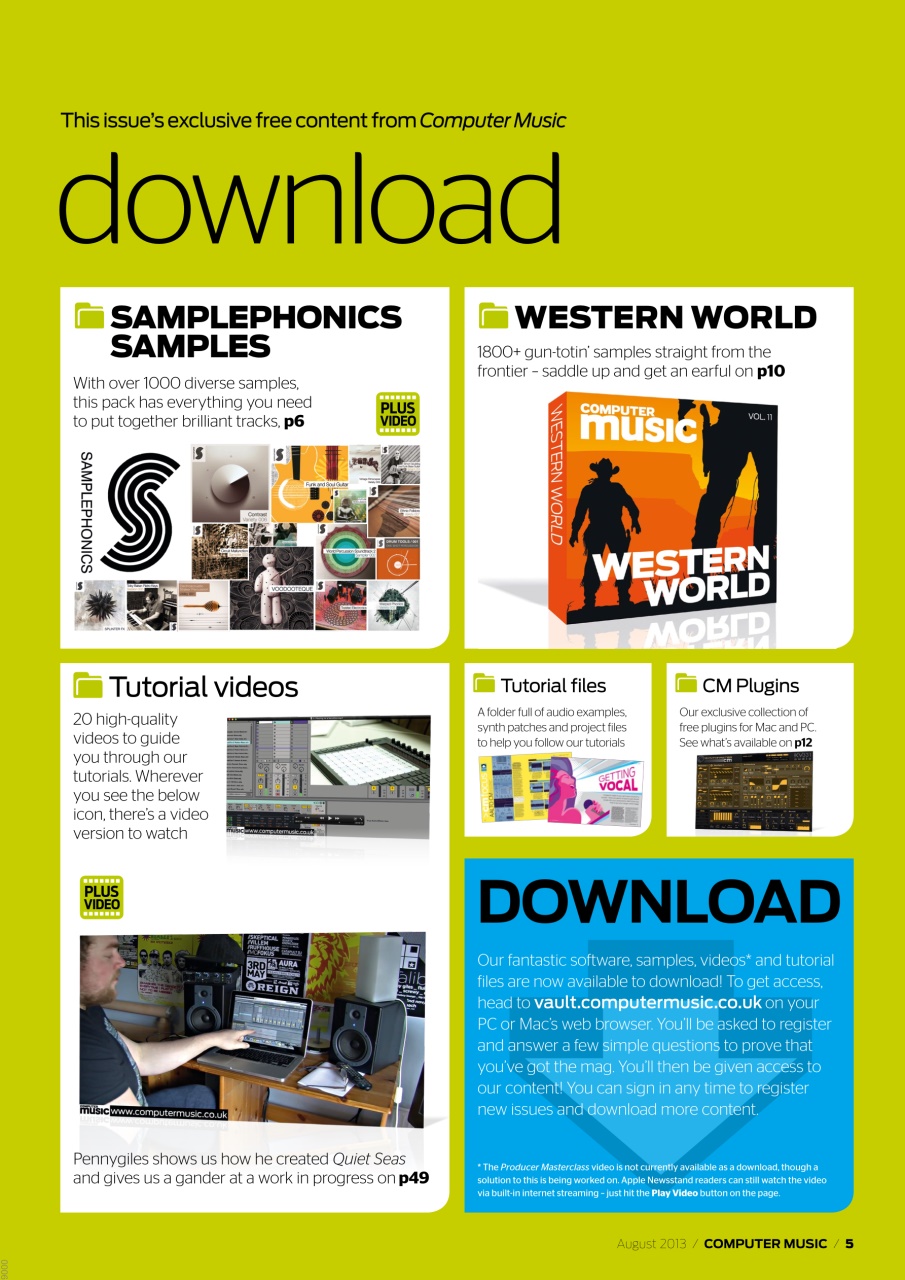 Computer Music Preview Pages