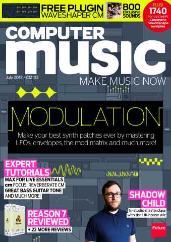 Computer Music issue July 2013