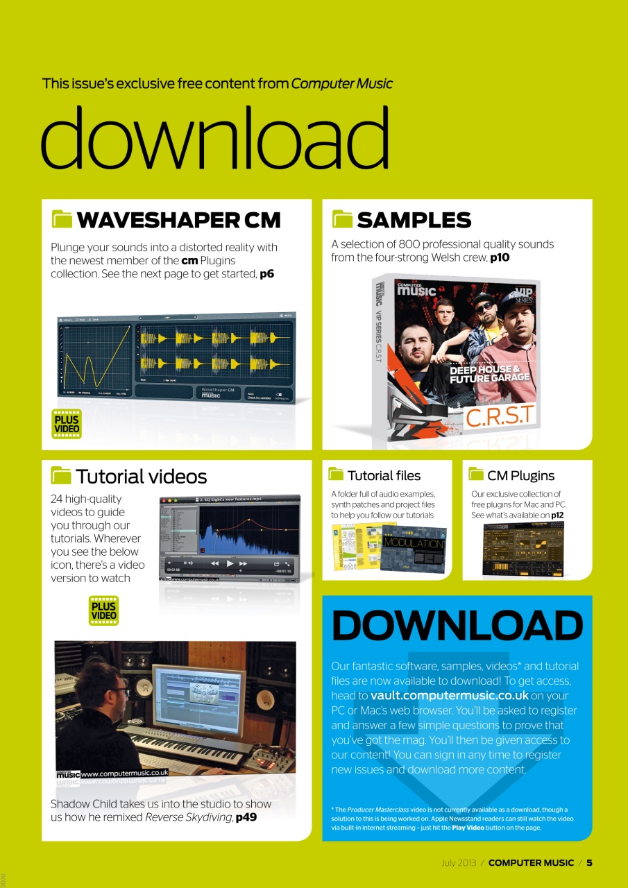 Computer Music Preview Pages