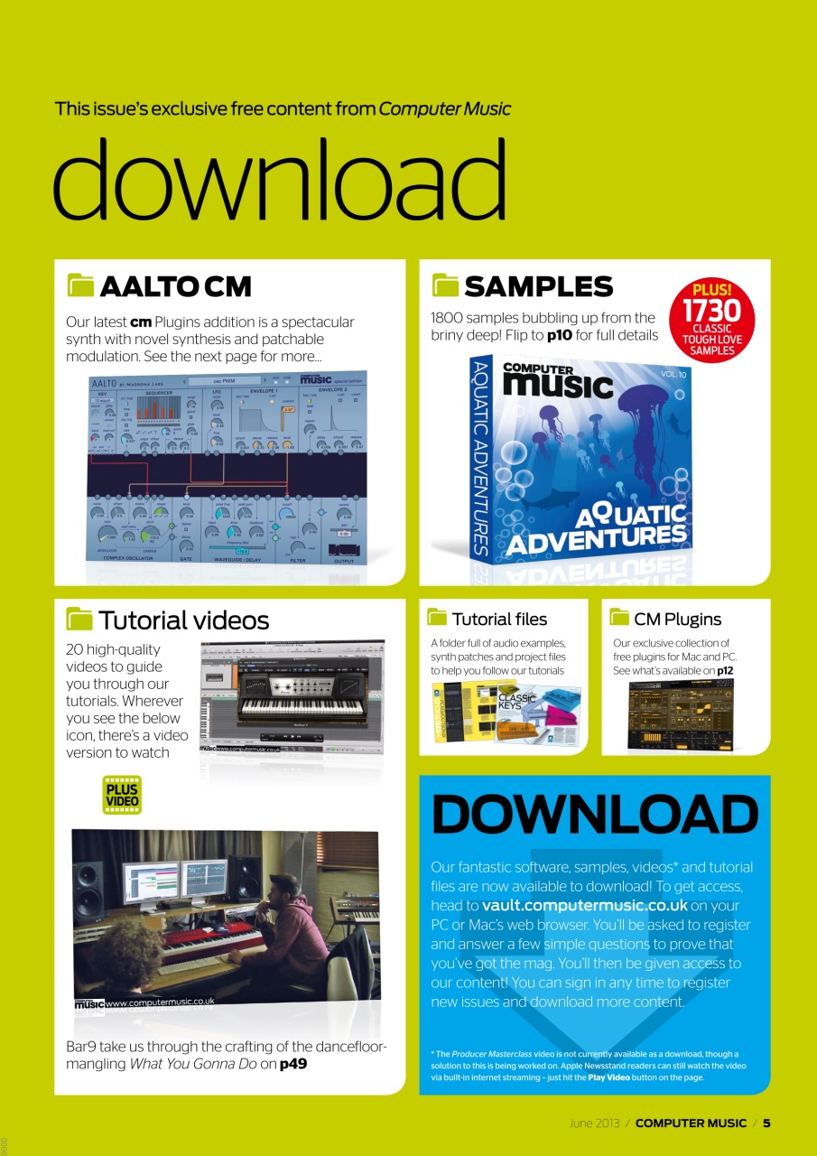 Computer Music Preview Pages