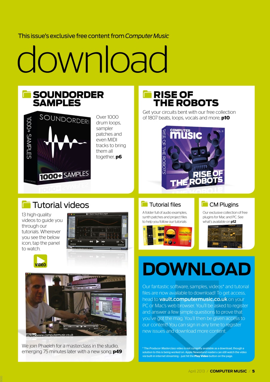 Computer Music Preview Pages