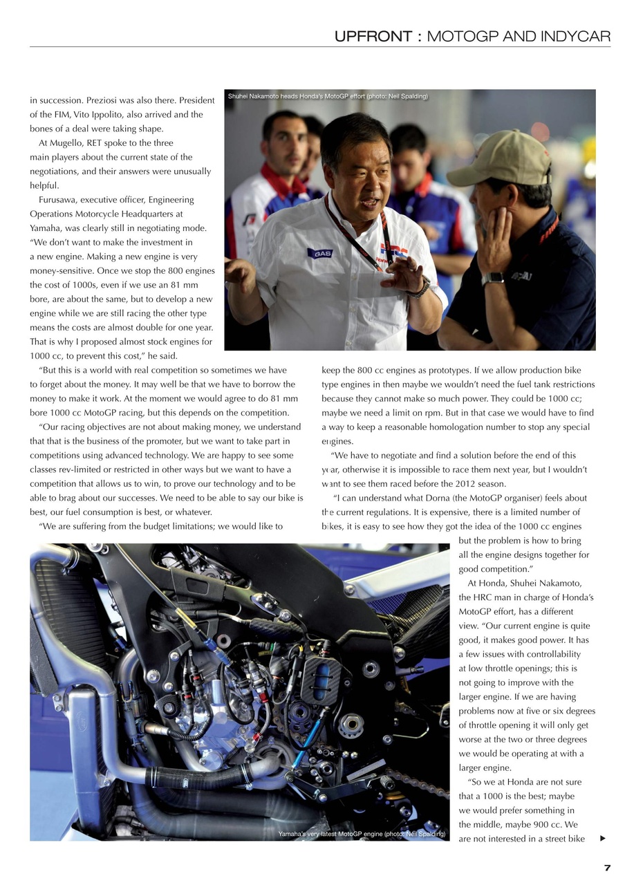 Race Engine Technology Preview Pages