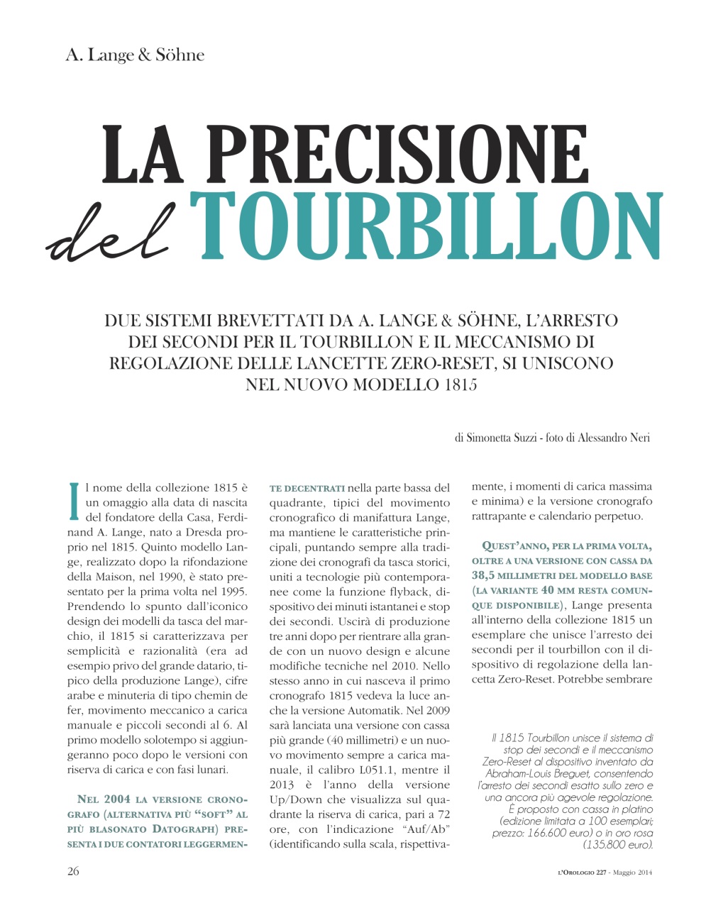 L'Orologio Preview Pages