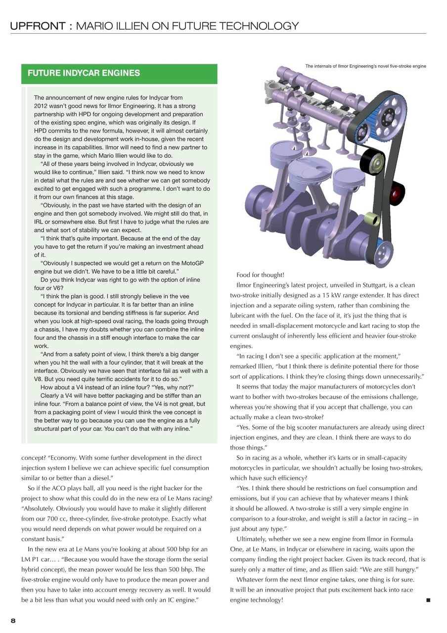 Race Engine Technology Preview Pages