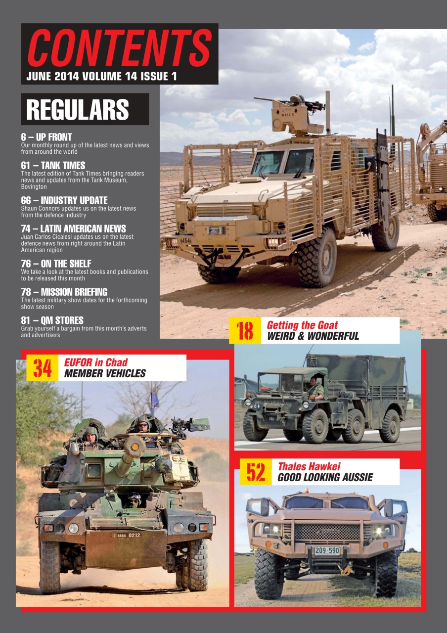 Military Machines International Preview Pages