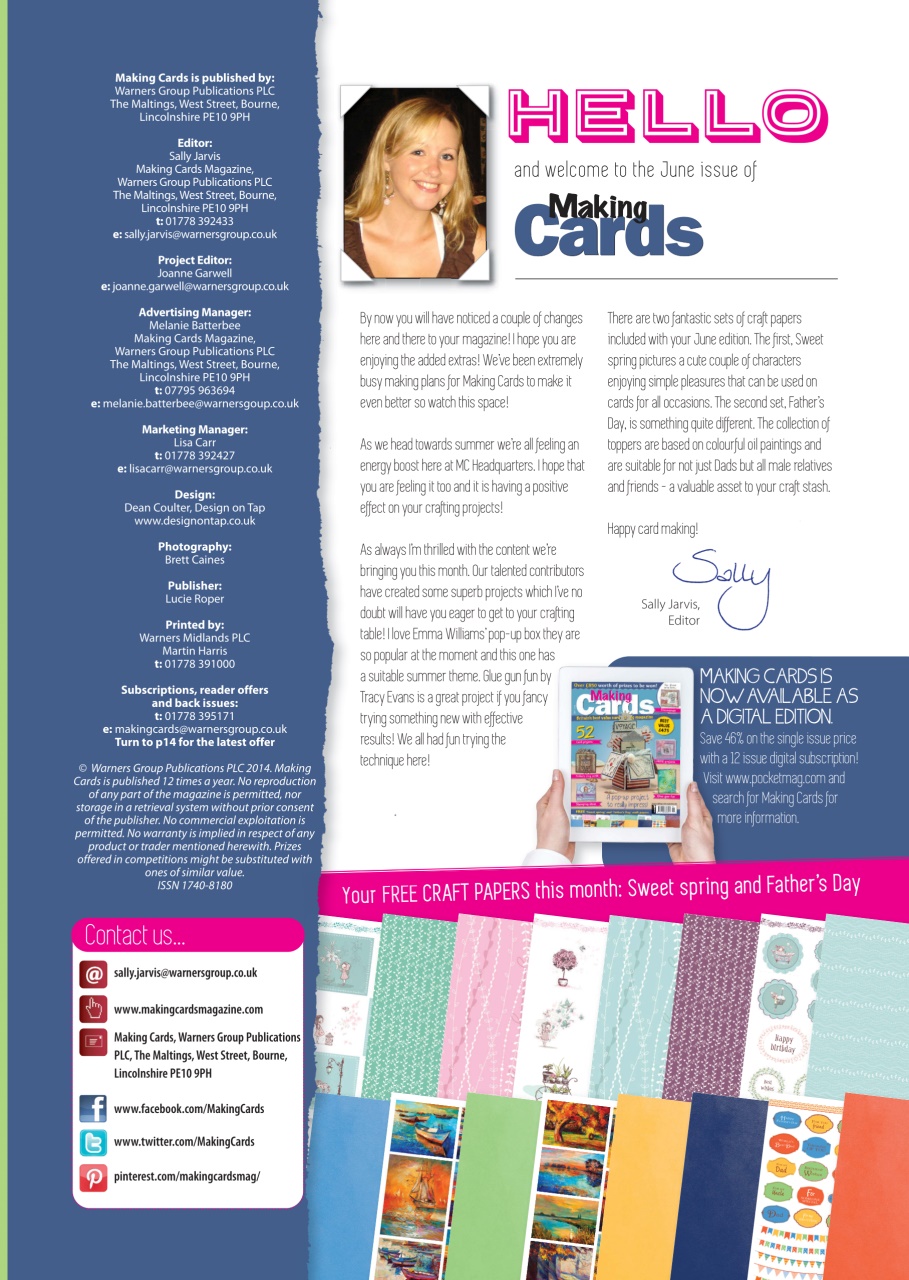 Making Cards & Papercraft Preview Pages