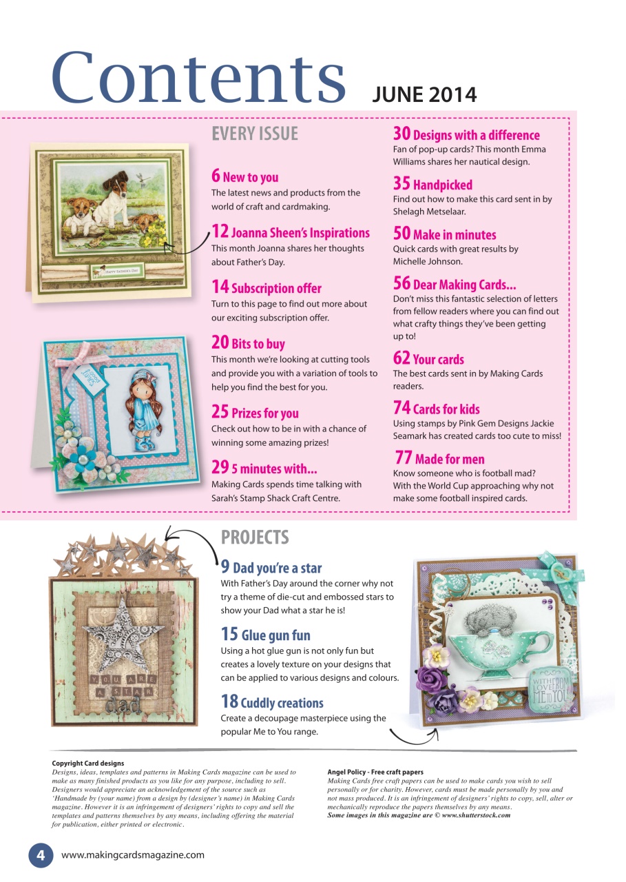 Making Cards & Papercraft Preview Pages