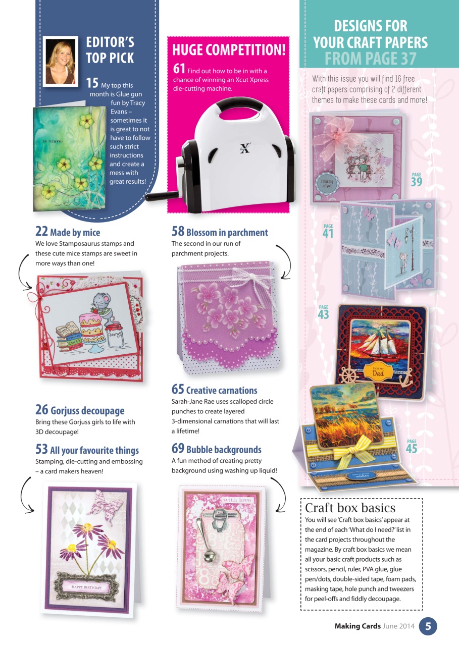 Making Cards & Papercraft Preview Pages